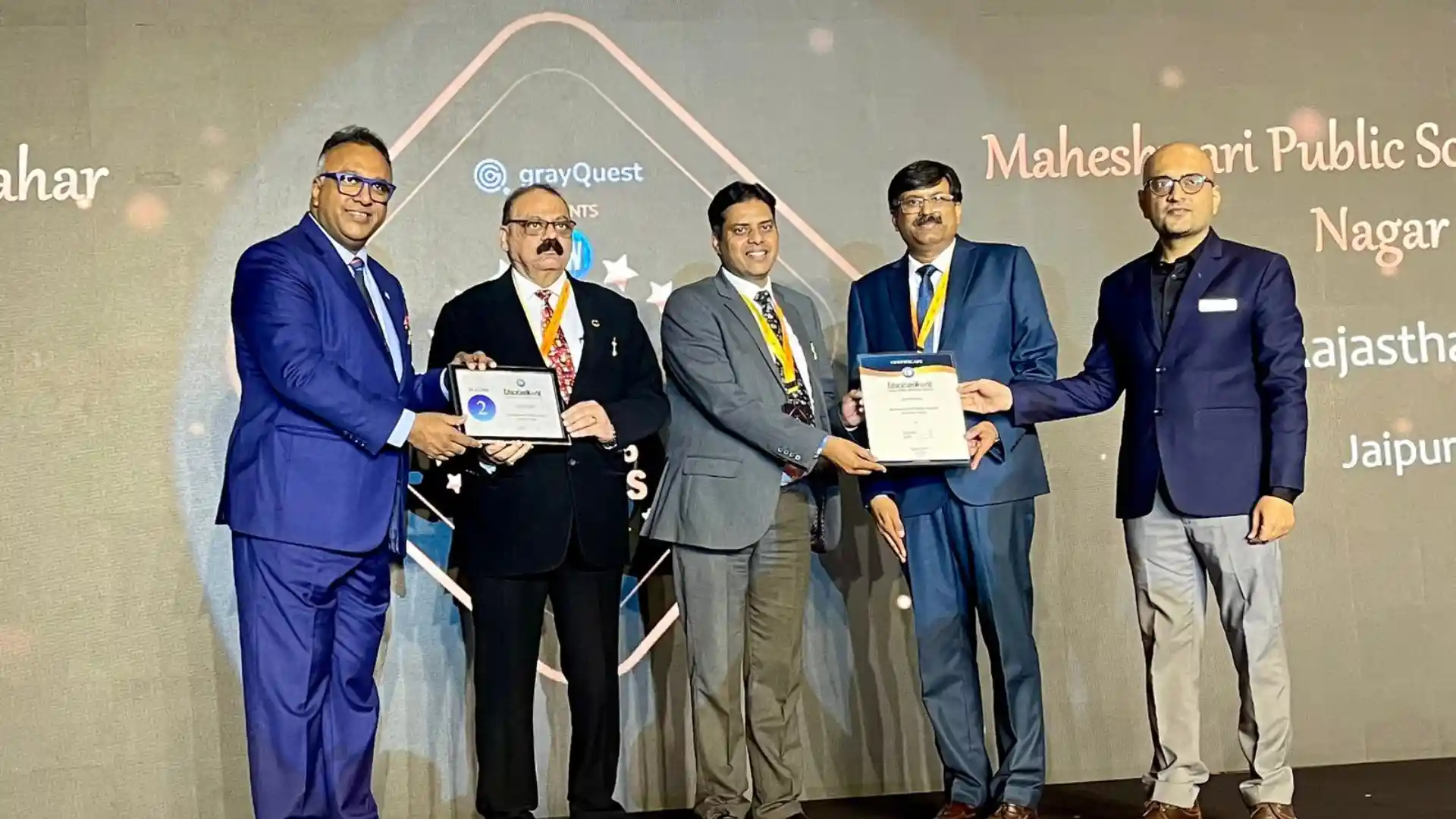 Ranked No. - 2 in Rajasthan Co-Education Day School Category by Education World India (2024 - 25)